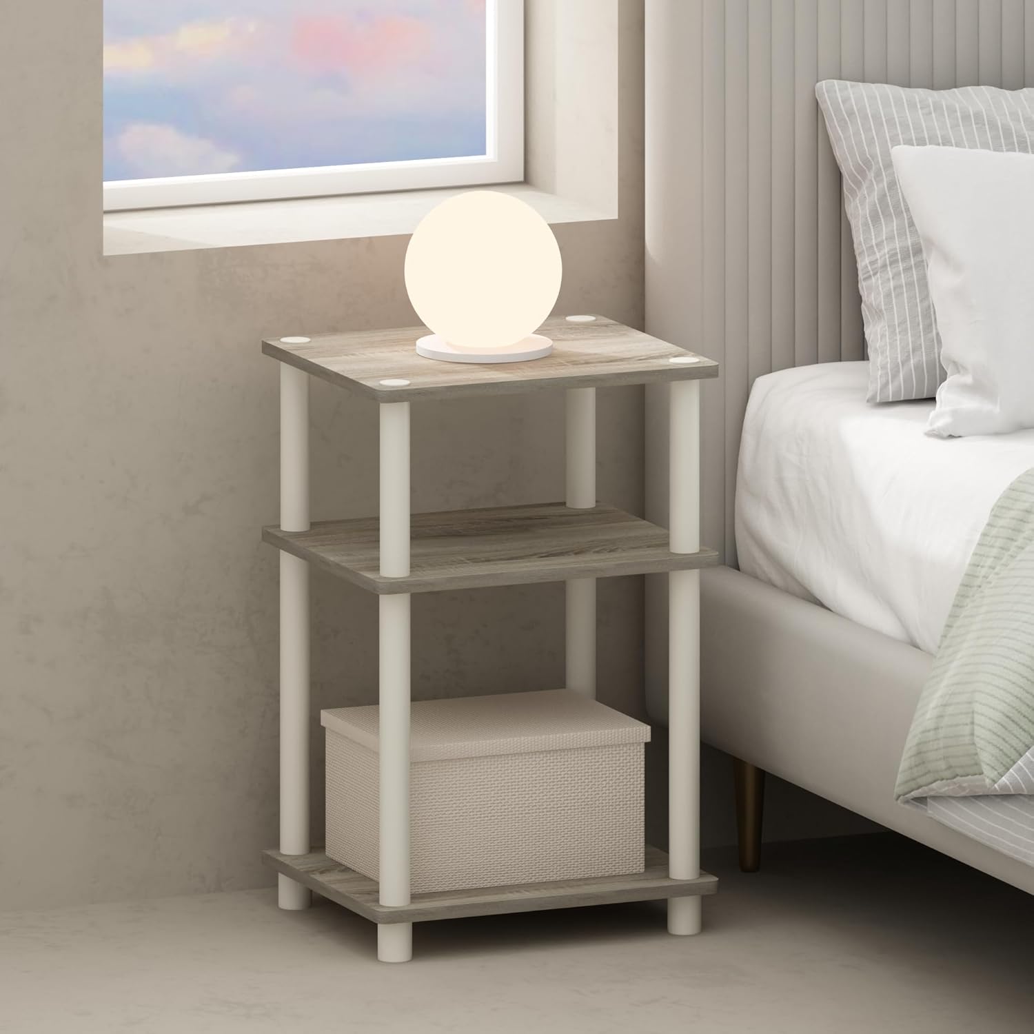 Open Storage Nightstand
