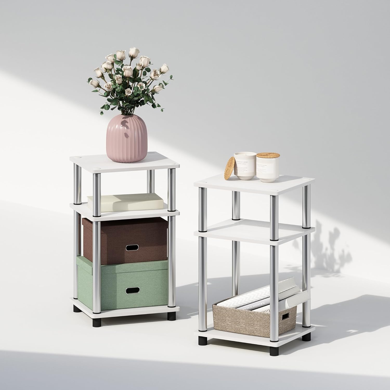 Open Storage Nightstand