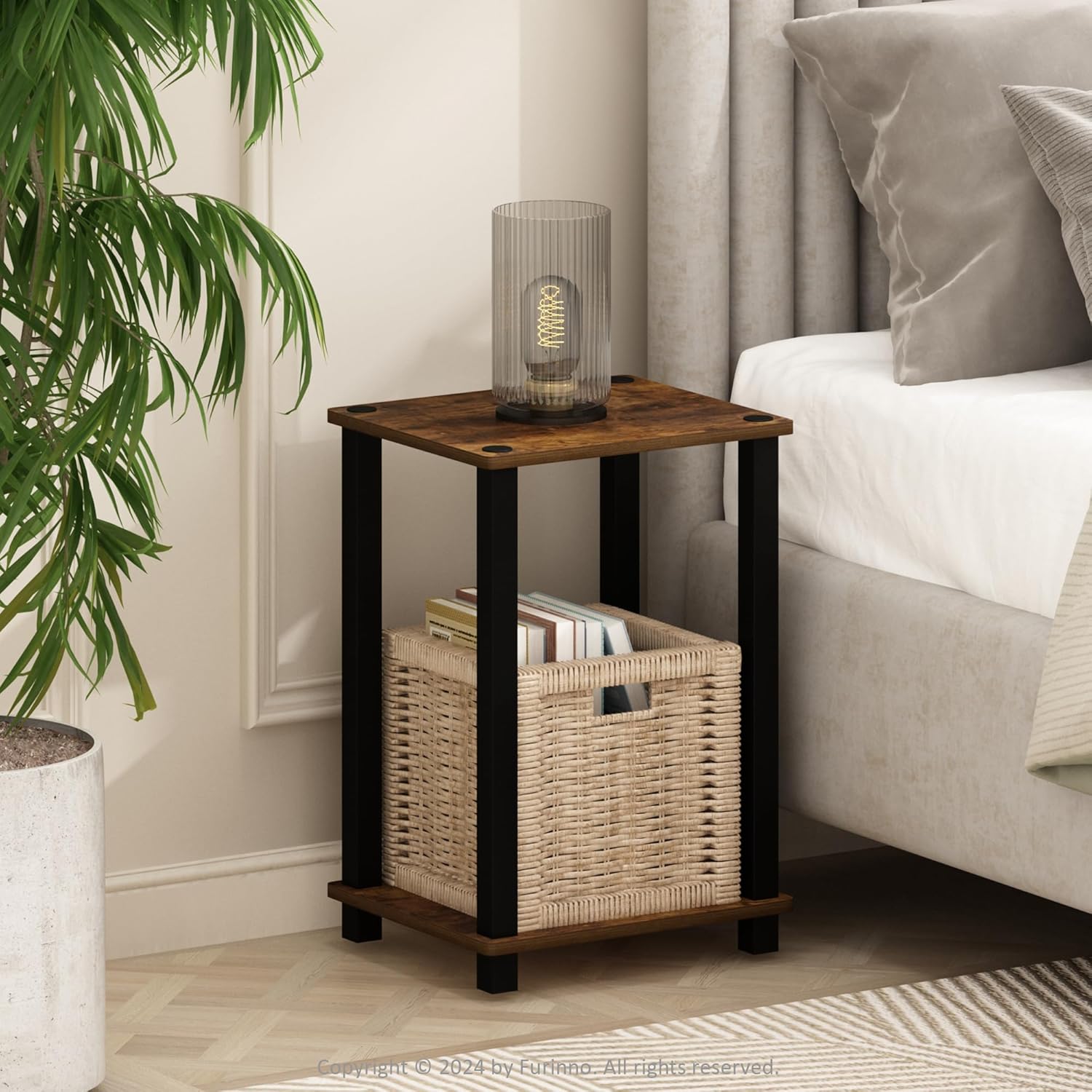 Open Storage Nightstand
