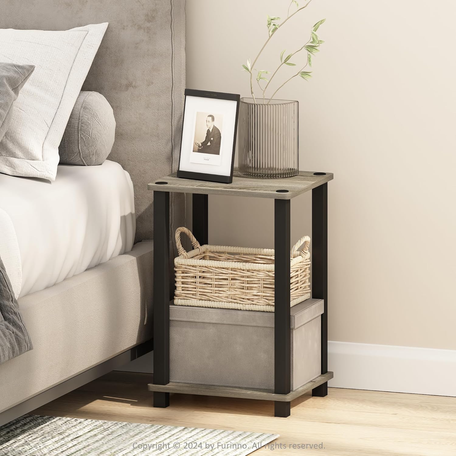 Open Storage Nightstand