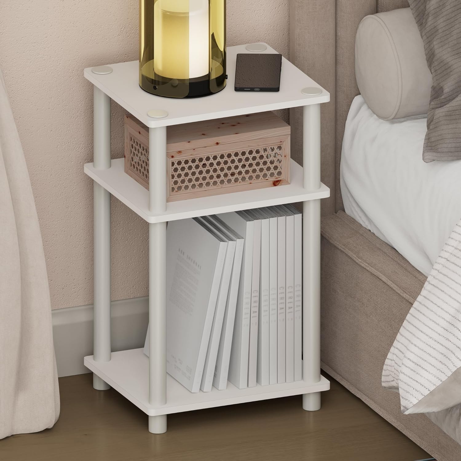 Open Storage Nightstand