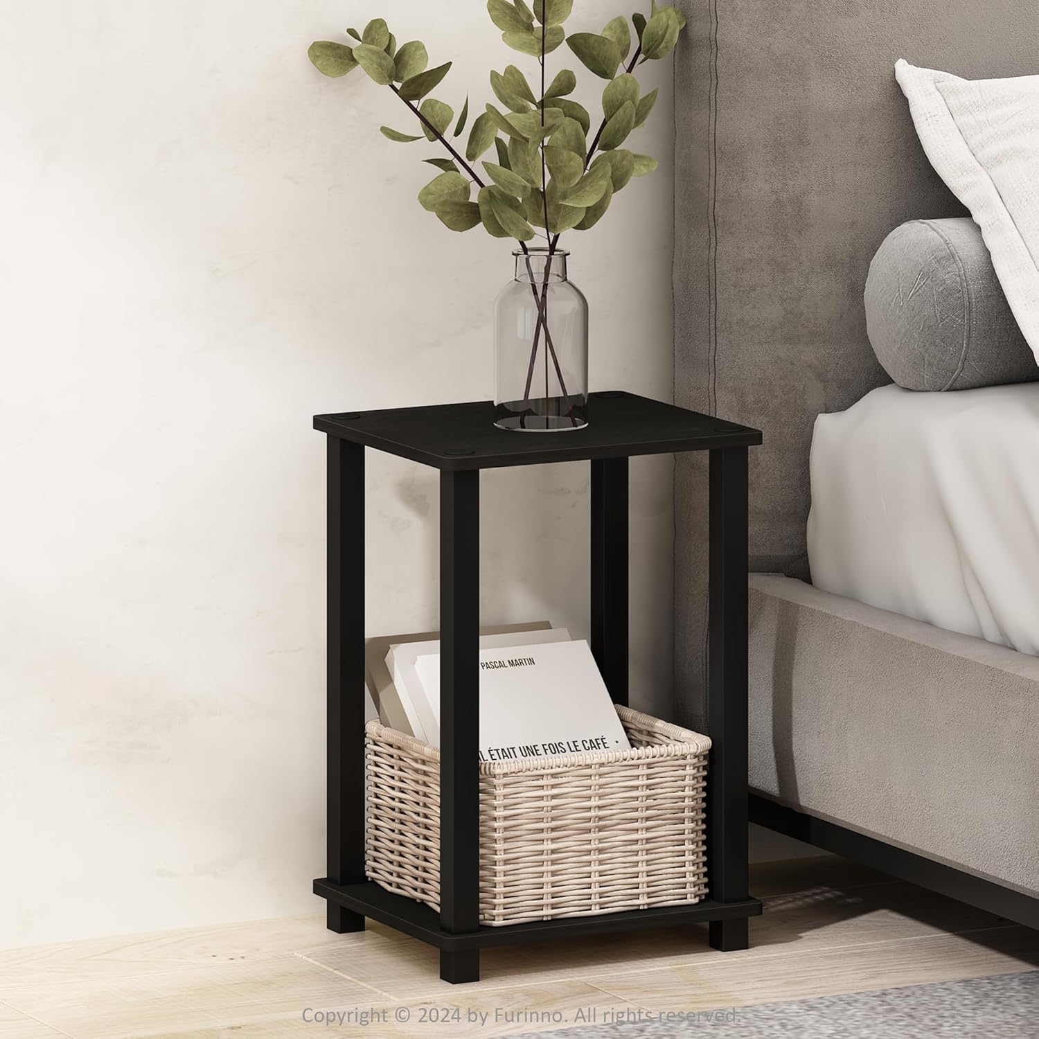 Open Storage Nightstand