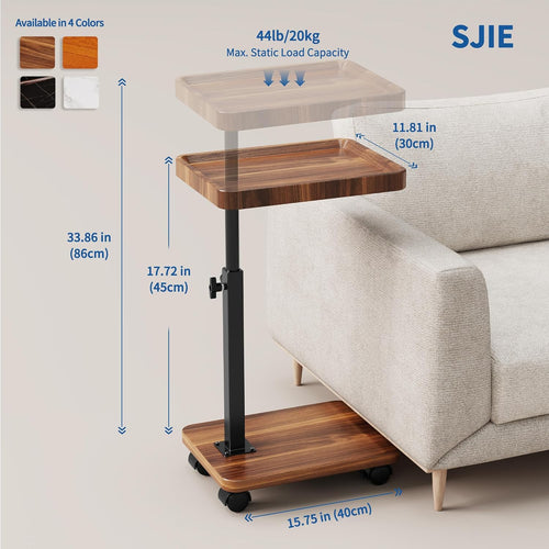 360°Swivel TV Tray Table